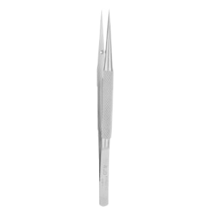 Micro forceps-Str, koplengte 37.5mm, Tip 0.1*0.06mm, 13cm