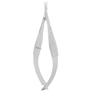 VANNAS spring scissors (triangular)-S/S Cvd/8*1.55mm/8cm