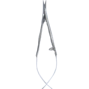 VANNAS spring scissors (flat)-S/S Str/8.2*1.5mm/8cm