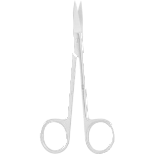 IRIS-fijne schaar (rond type)-S/S Cvd/26*7.4mm/13cm