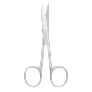 Ciseaux de chirurgie (type rond)-S/S Str/32.7*8.45mm/10.5cm